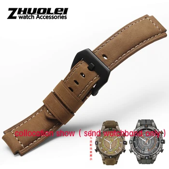 Kakovost Pravega Usnja watchband Za moške Timex T49859|T2N720|T2p141|T2n722|723|738|739 Pašček iz nerjavečega jekla Watchband